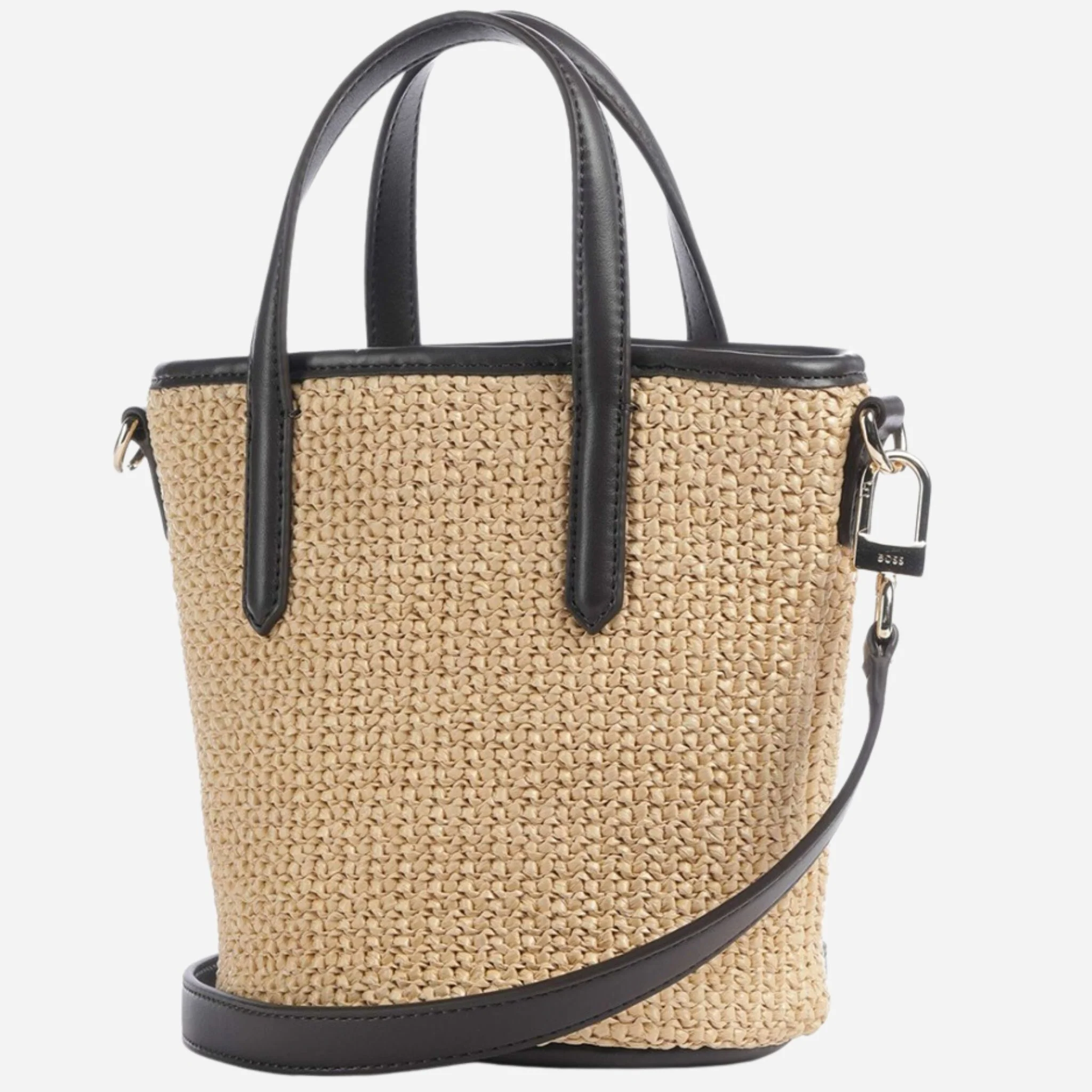 BOSS Jala Woven Cross Body Bag with Metal Logo - Image 2