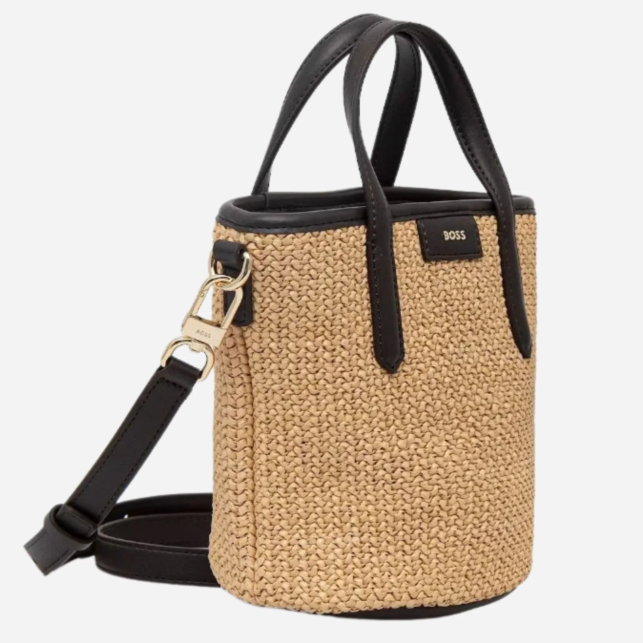 BOSS Jala Woven Cross Body Bag with Metal Logo - Image 4