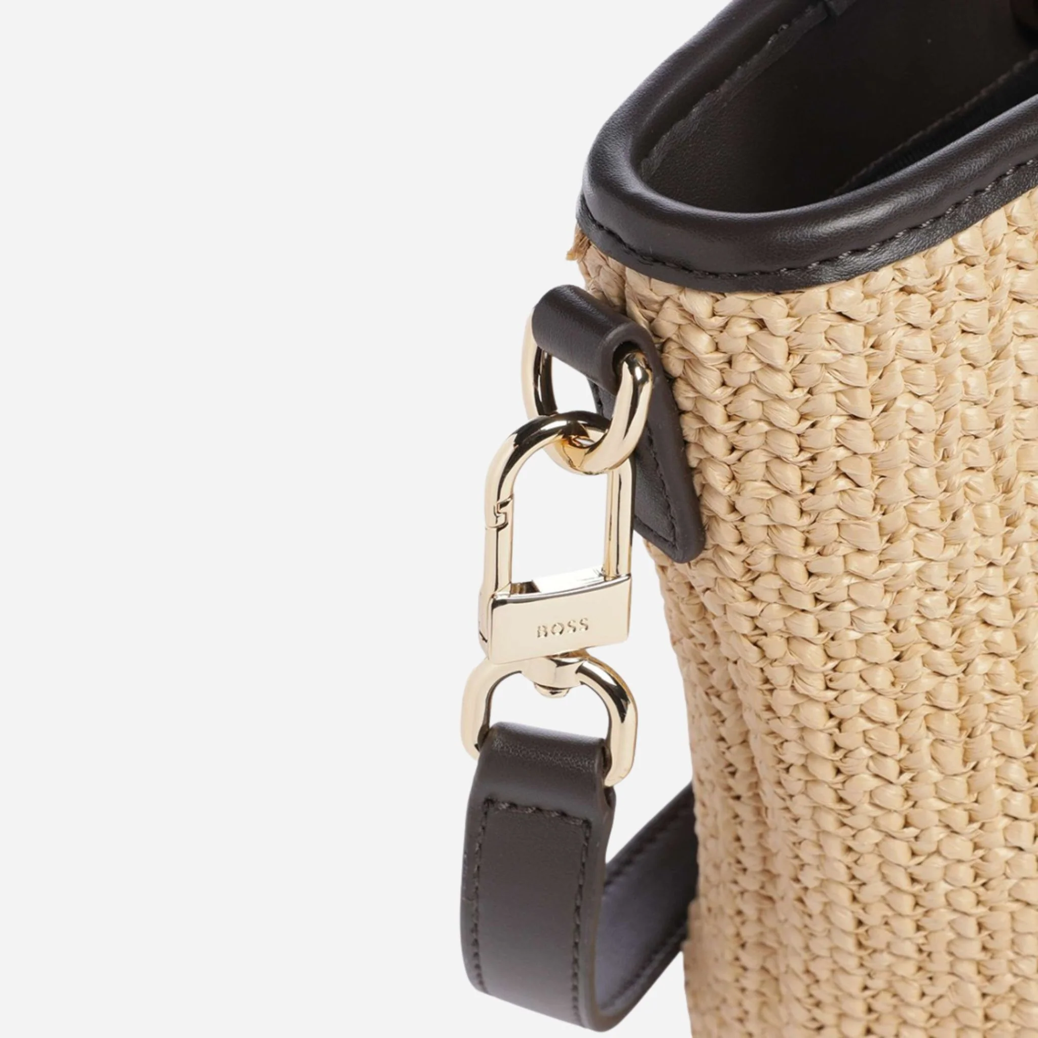 BOSS Jala Woven Cross Body Bag with Metal Logo - Image 5