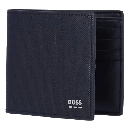 BOSS Jinko Dark Blue 8CC Bifold Wallet - Image 2