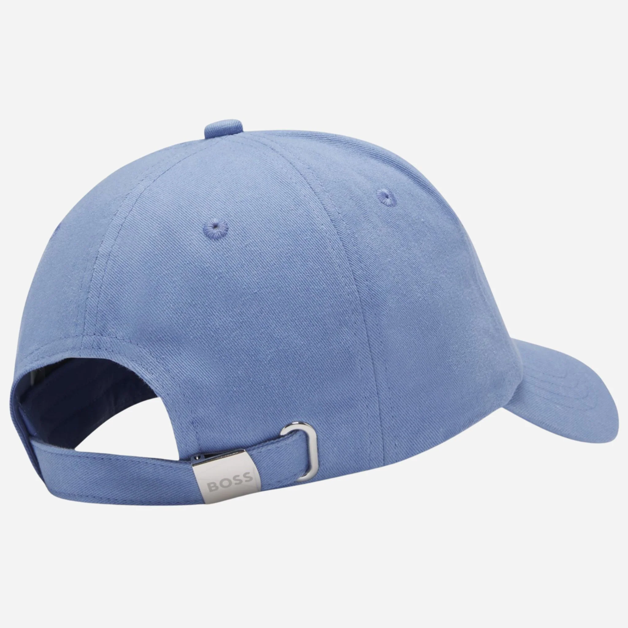 BOSS Lach Member Tennis Club Light Blue Cotton-Twill Cap - Image 3