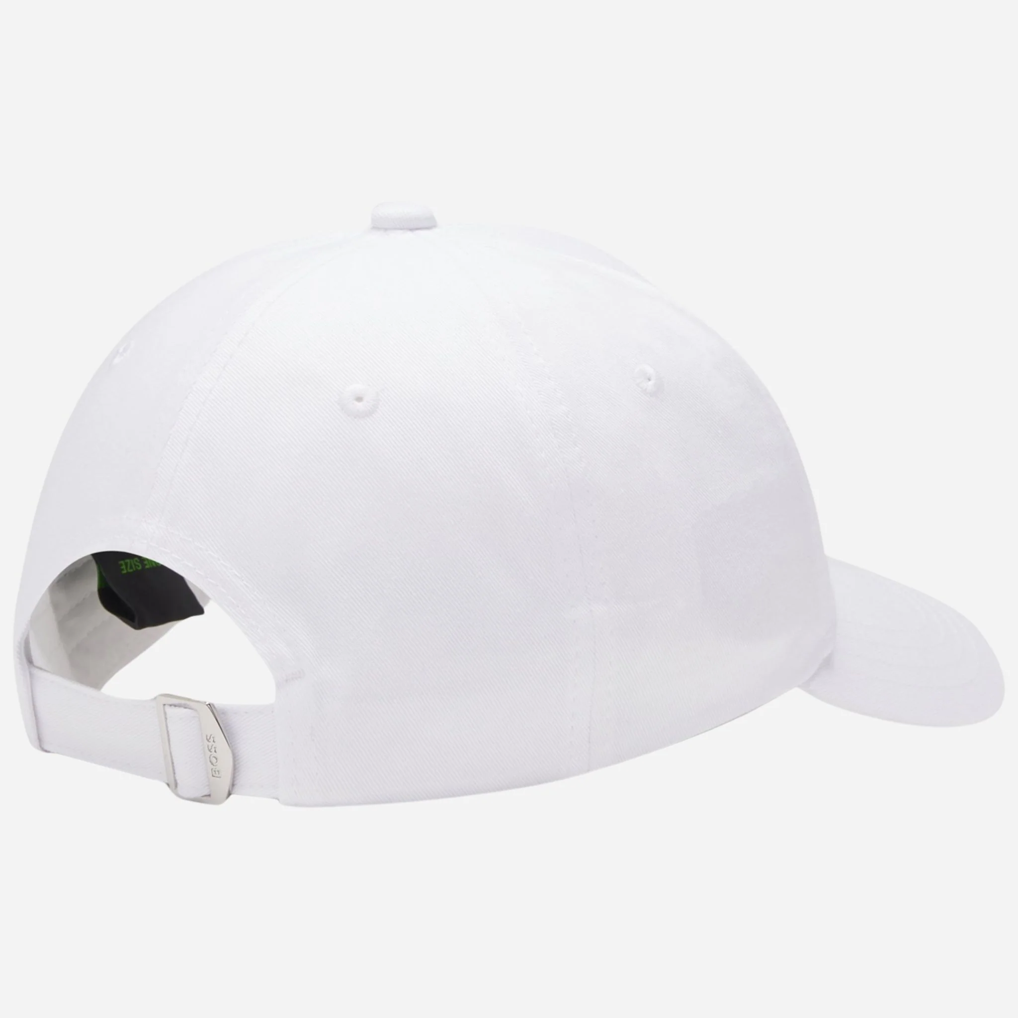 BOSS Lach Member Tennis Club White Cotton-Twill Cap - Image 3