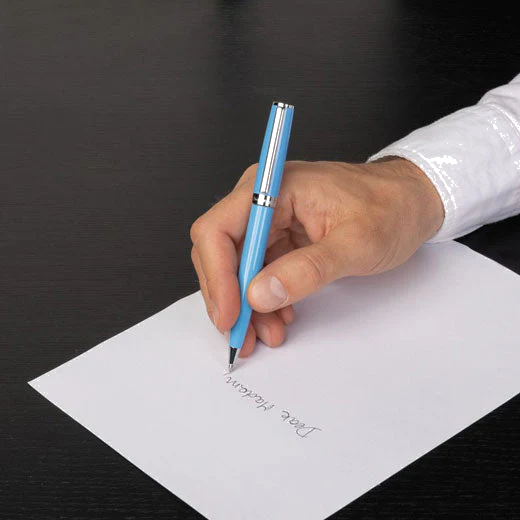 BOSS Light Blue Gear Icon Ballpoint Pen - Image 2