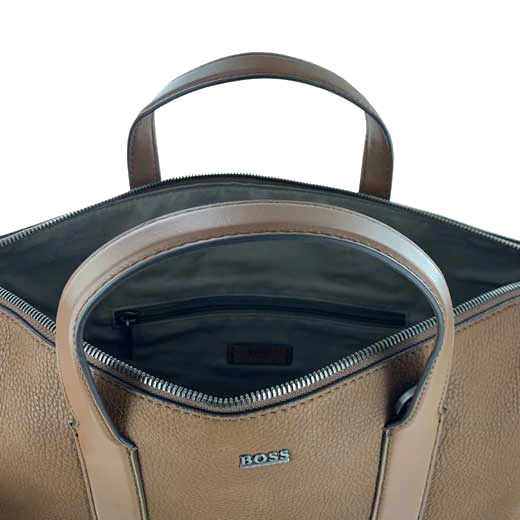 BOSS Light Brown Helios Slim Document Case - Image 4