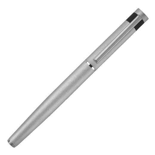 BOSS Loop Diamond Chrome Fountain Pen - Image 4