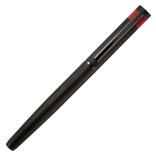 BOSS Loop Diamond Fountain Pen Black and Red - Image 5