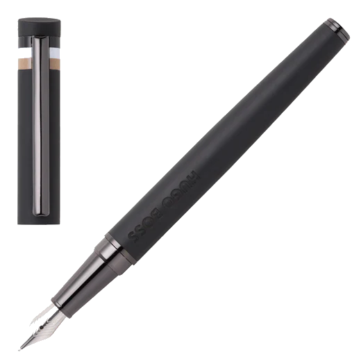 BOSS Loop Iconic Fountain Pen Black