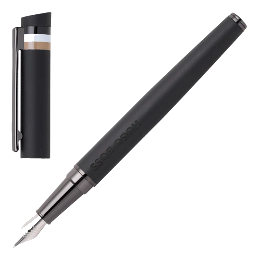 BOSS Loop Iconic Fountain Pen Black - Image 4