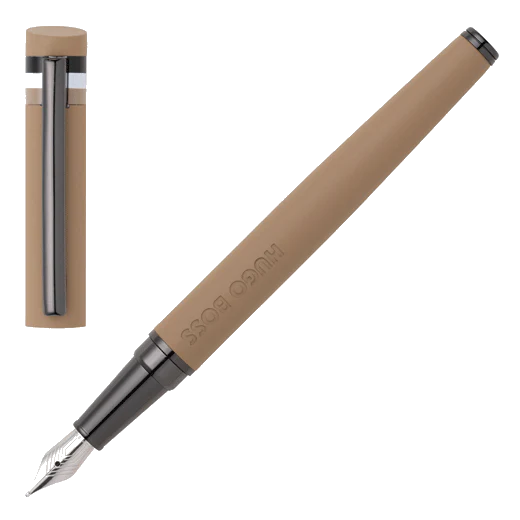 BOSS Loop Iconic Fountain Pen Camel