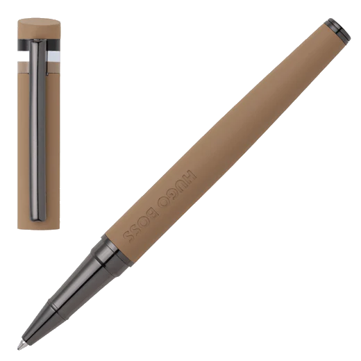 BOSS Loop Iconic Rollerball Pen Camel