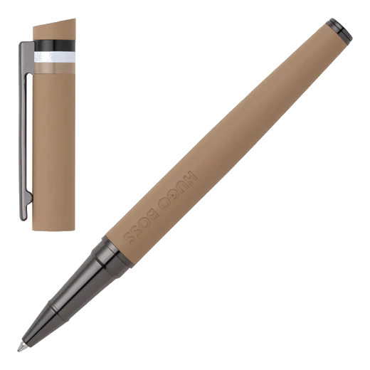 BOSS Loop Iconic Rollerball Pen Camel - Image 4