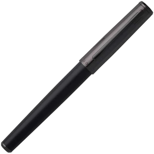 BOSS Minimal Dark Chrome Fountain Pen - Image 3