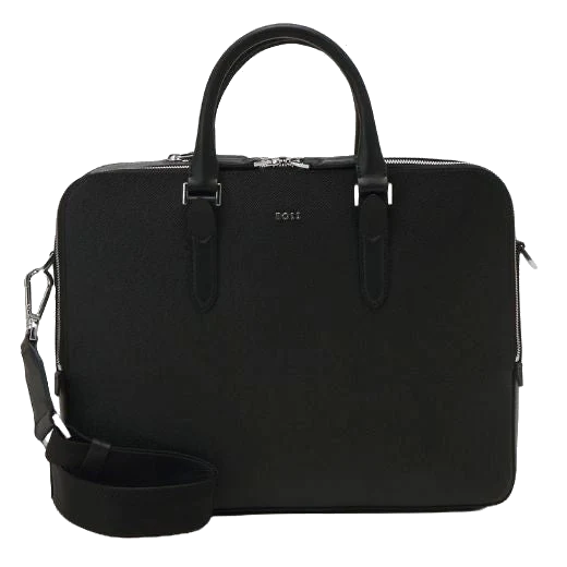 BOSS Moonstruck Black Leather Document Case