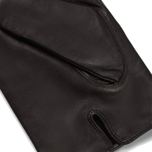 BOSS Nappa Leather Dark Brown Gloves - Image 3