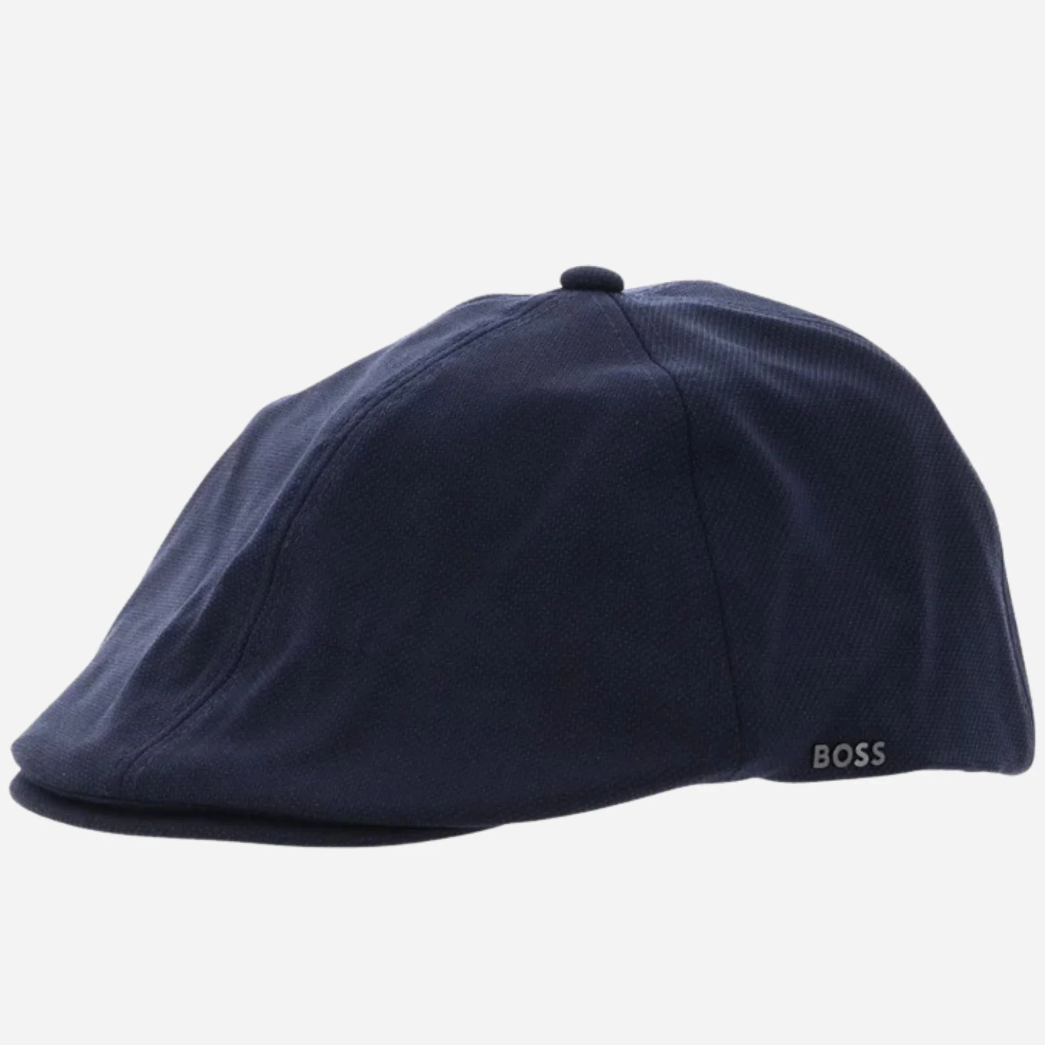 BOSS Navy Blue Trystan Techwool Flat Cap