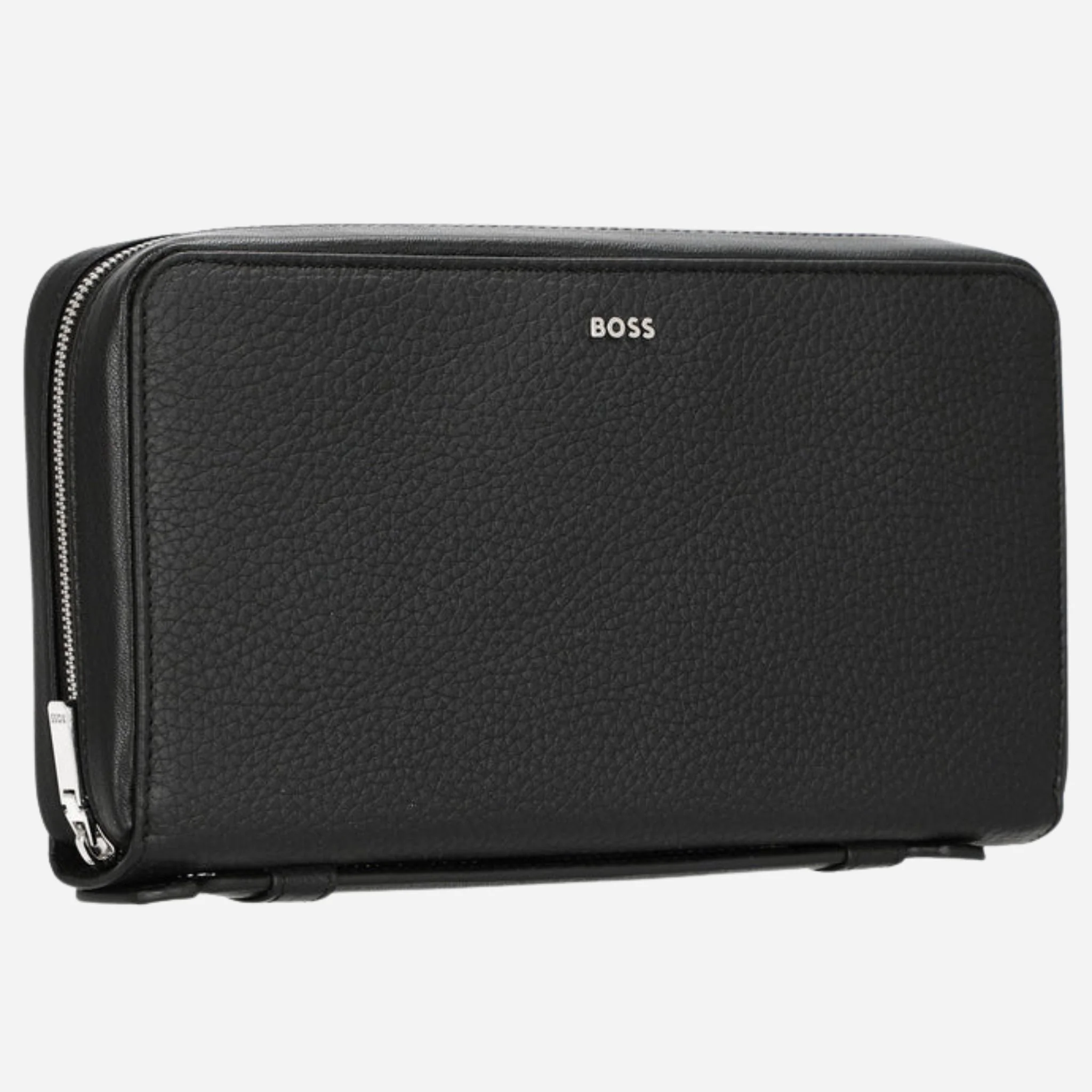 BOSS New Crosstown Black Grained Leather 16CC Organiser - Image 5