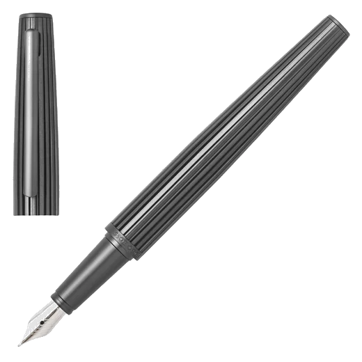 BOSS Nitor Brass Fountain Pen Gunmetal