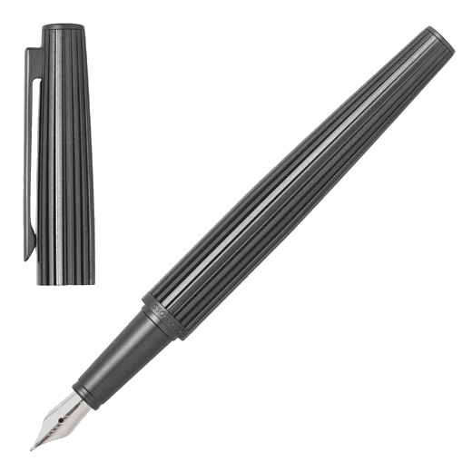 BOSS Nitor Brass Fountain Pen Gunmetal - Image 4