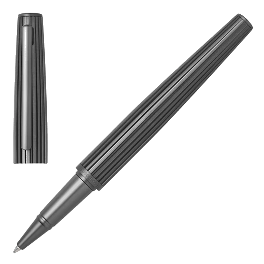 BOSS Nitor Rollerball Pen Pinstripe Gunmetal