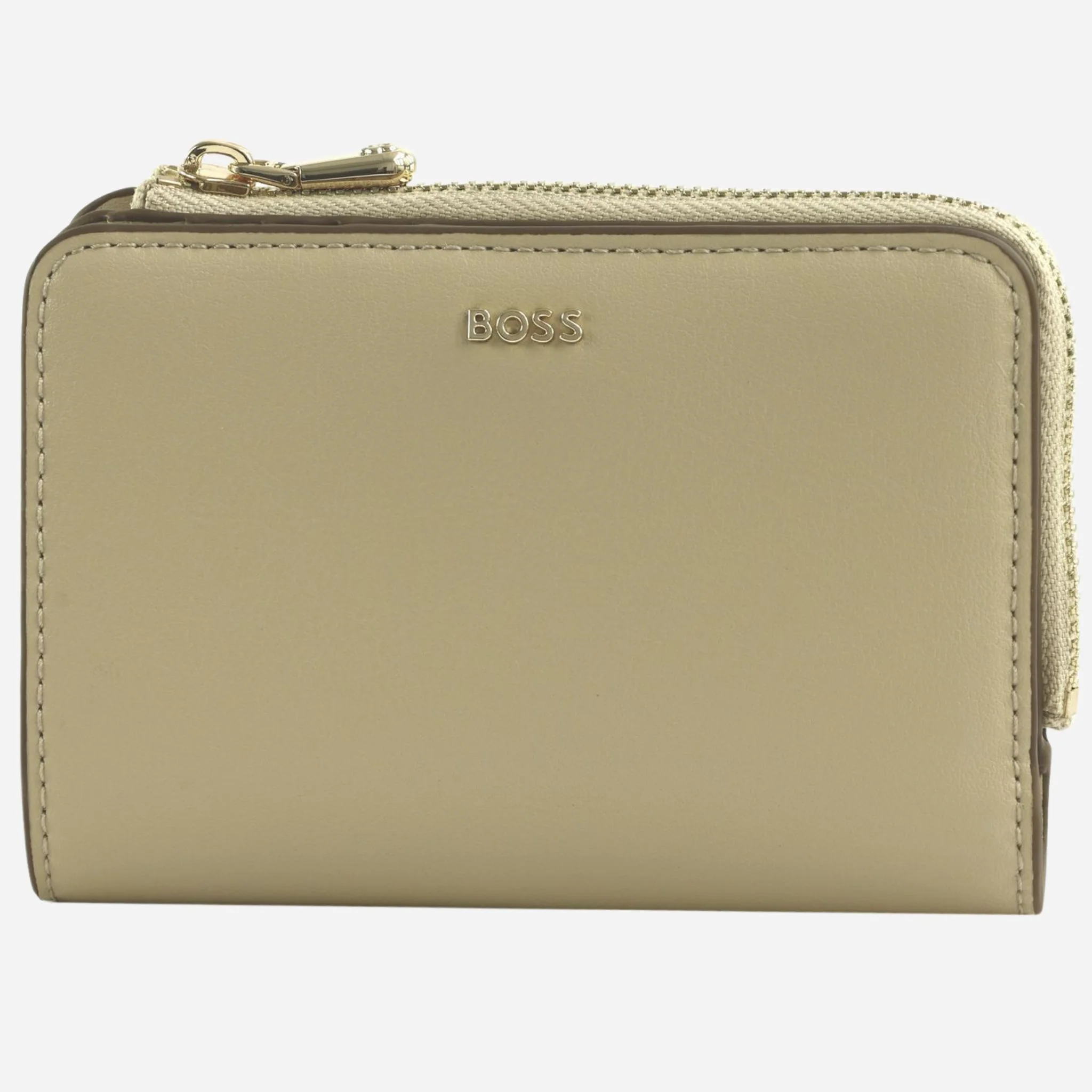 BOSS Numah Beige Leather 8CC Wallet
