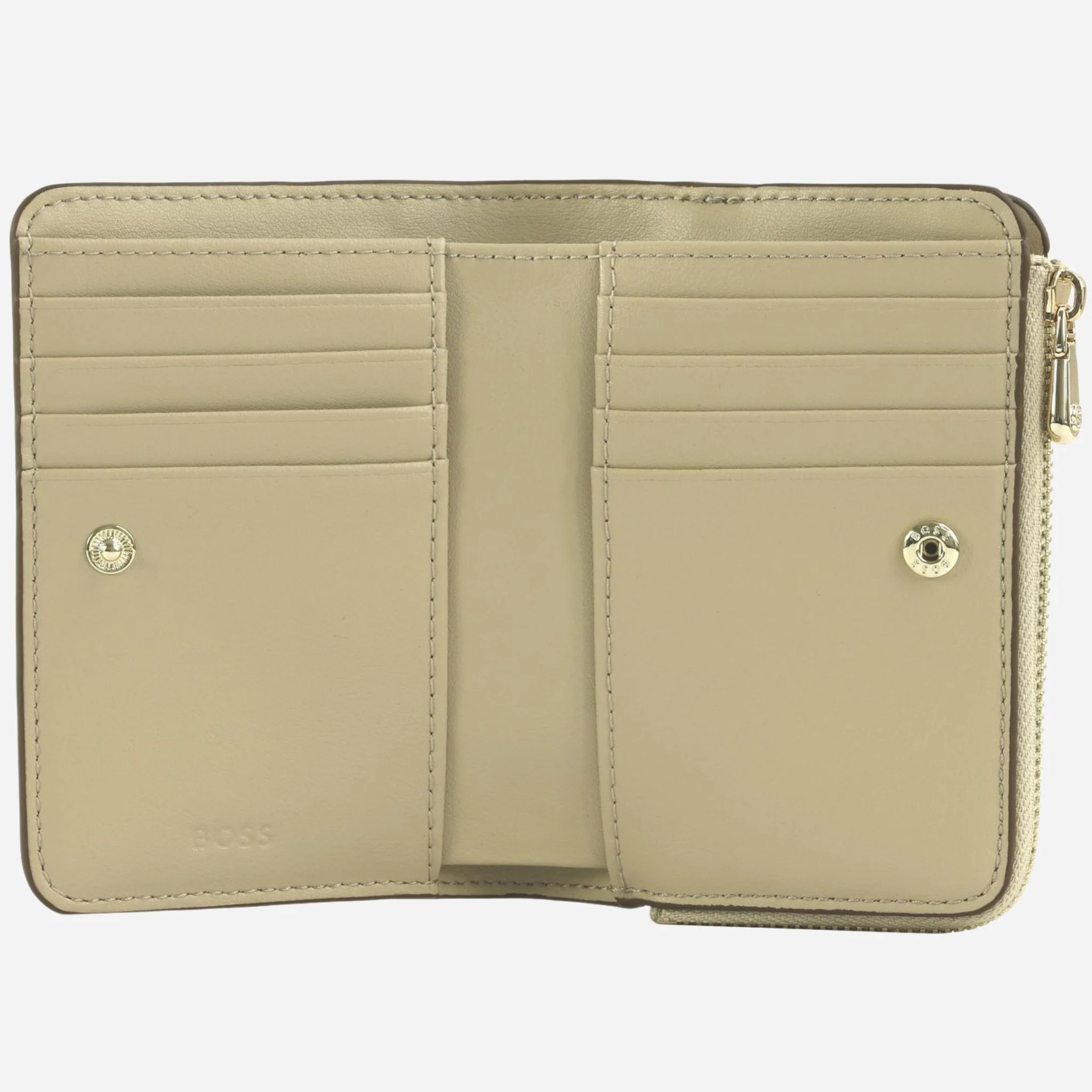 BOSS Numah Beige Leather 8CC Wallet - Image 3