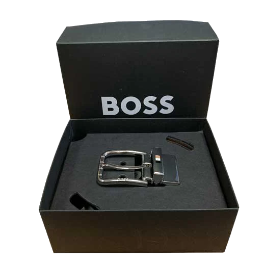 BOSS Oclive Reversible Brown/Black Pin Buckle Belt - Image 4