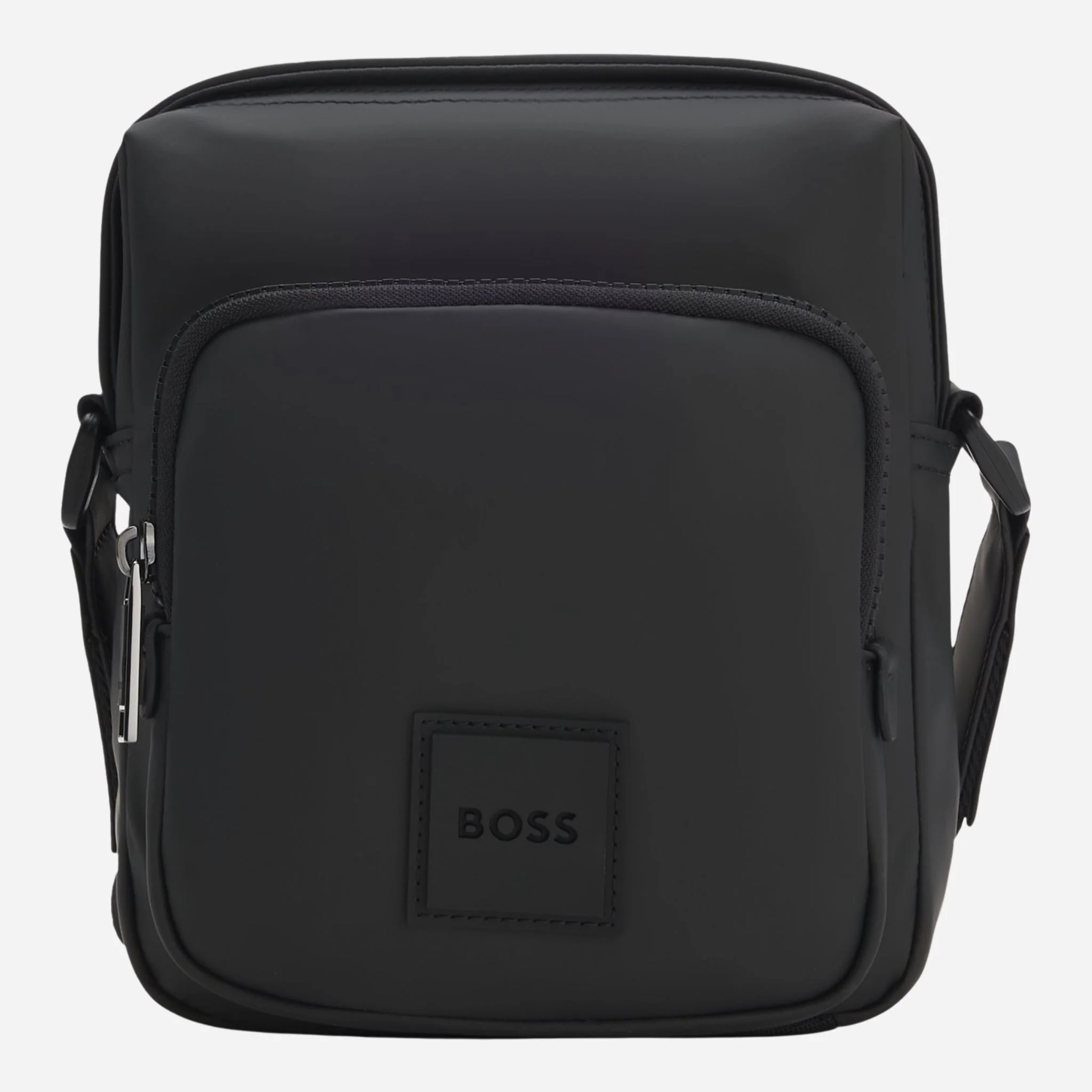 BOSS Oryo NS Black Reporter Bag with Logo Patch