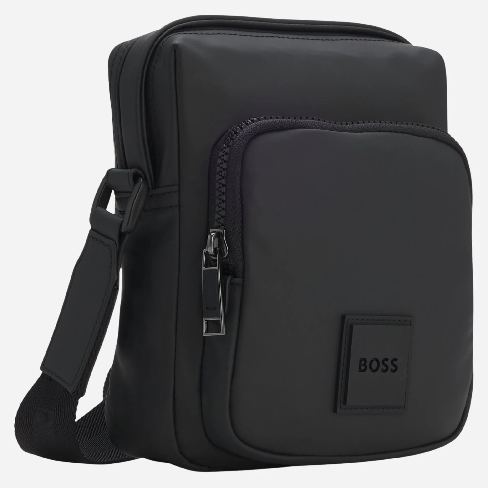 BOSS Oryo NS Black Reporter Bag with Logo Patch - Image 3