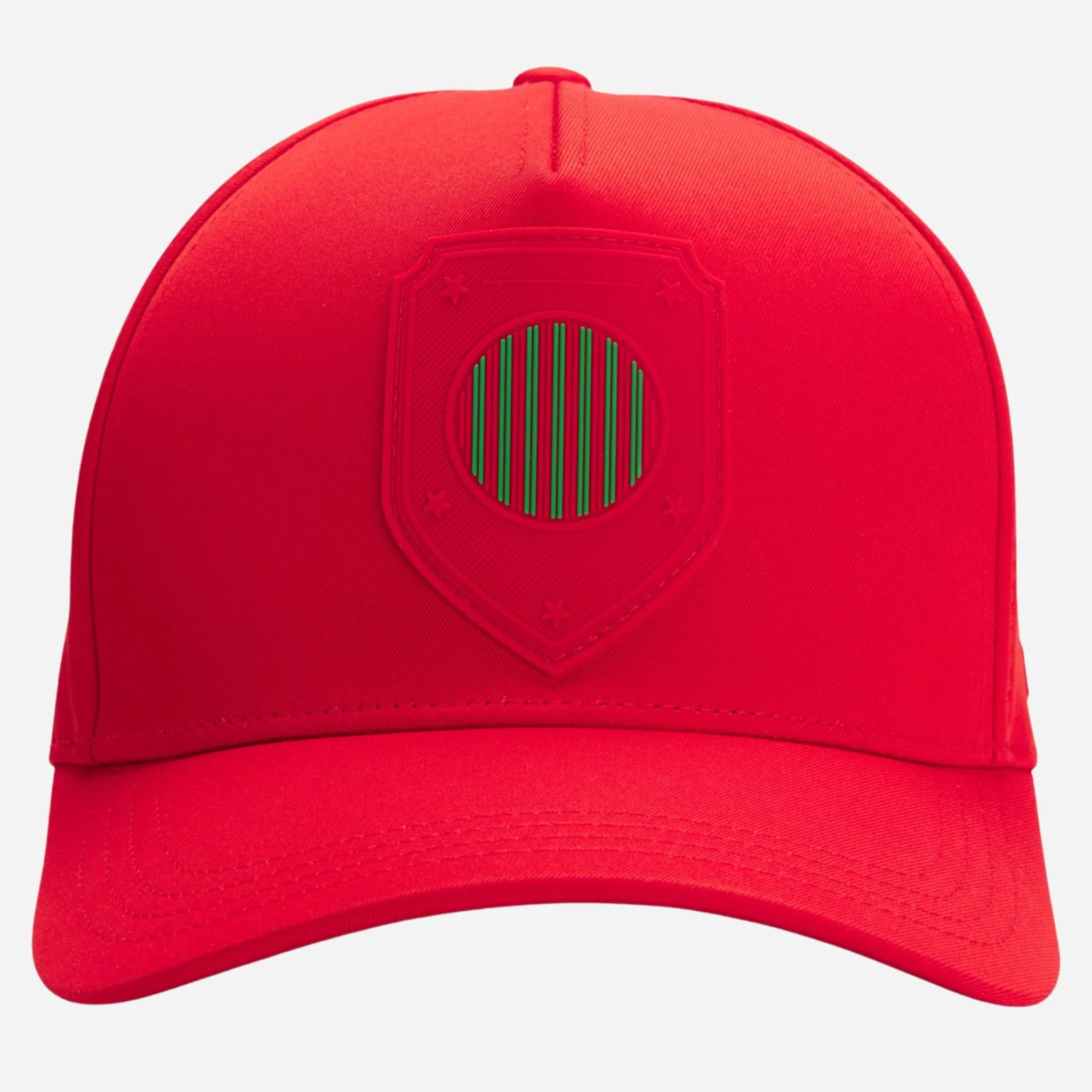 BOSS Poulin-BC D'LUX-Flag Red Polyester Twill Cap with Portugal Flag Badge - Image 2