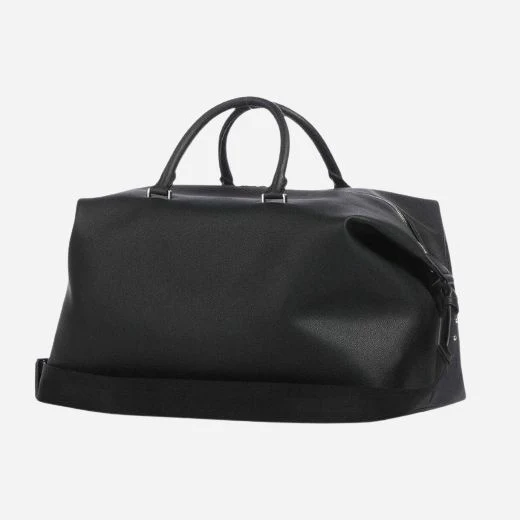 BOSS Ray Black Faux Leather Soft Holdall - Image 2