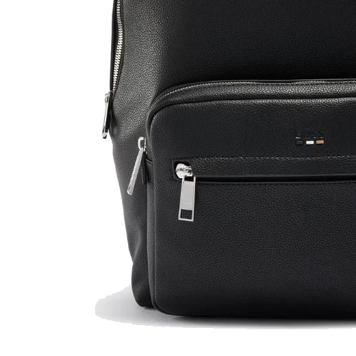 BOSS Ray Faux Grained Leather Backpack - Image 4