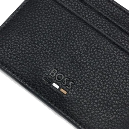 BOSS Ray Grained Faux Leather 4CC Card Case - Image 2