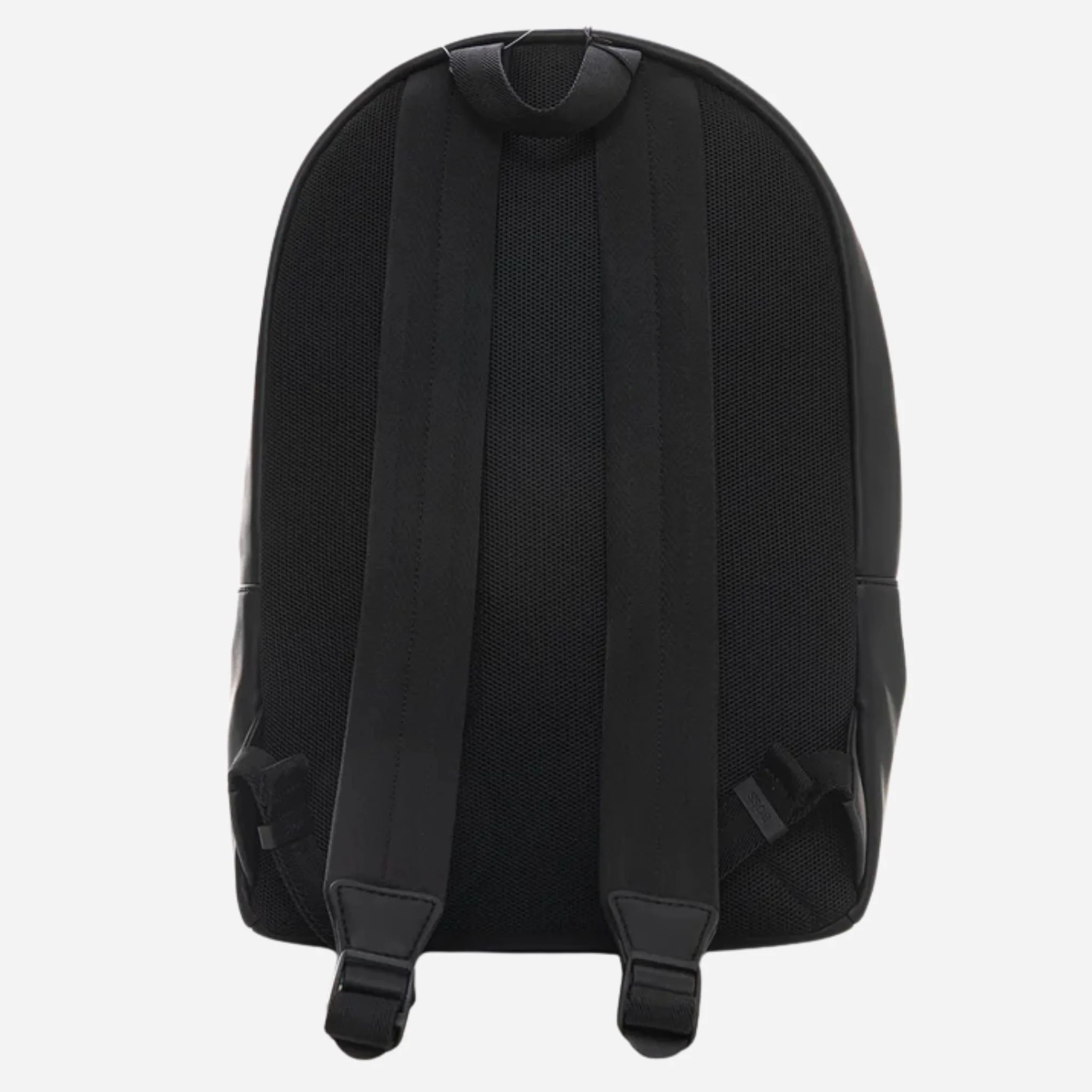 BOSS Ray MS Black Backpack with Three Stripe and Patterned Detail - Image 3