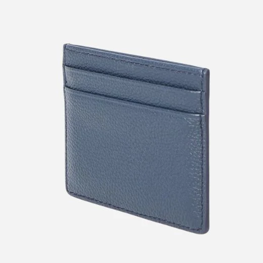 BOSS Ray Navy Blue Grained Faux Leather 4CC Card Holder - Image 2