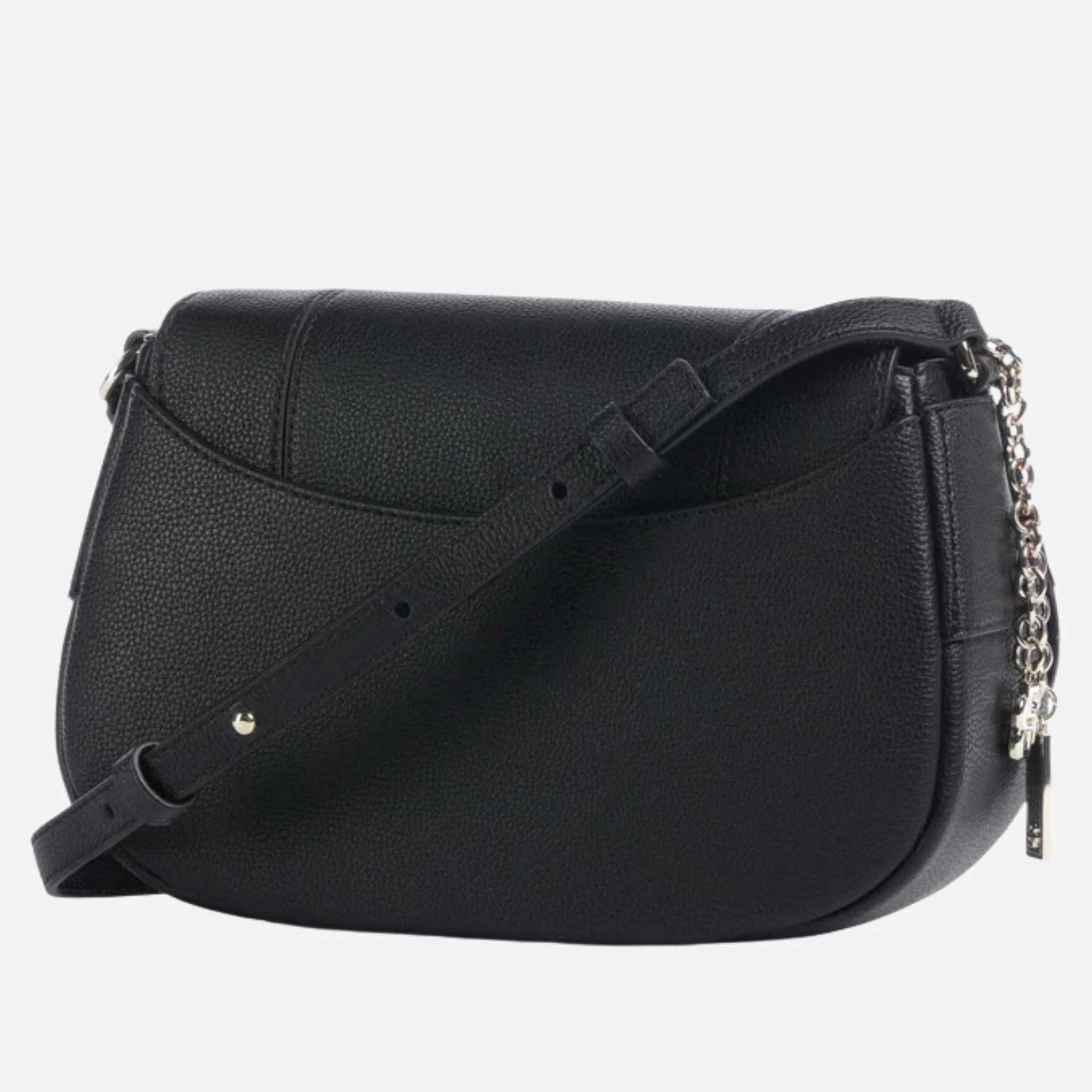 BOSS Salley Black Saddle Bag with Metal Logo - Image 2