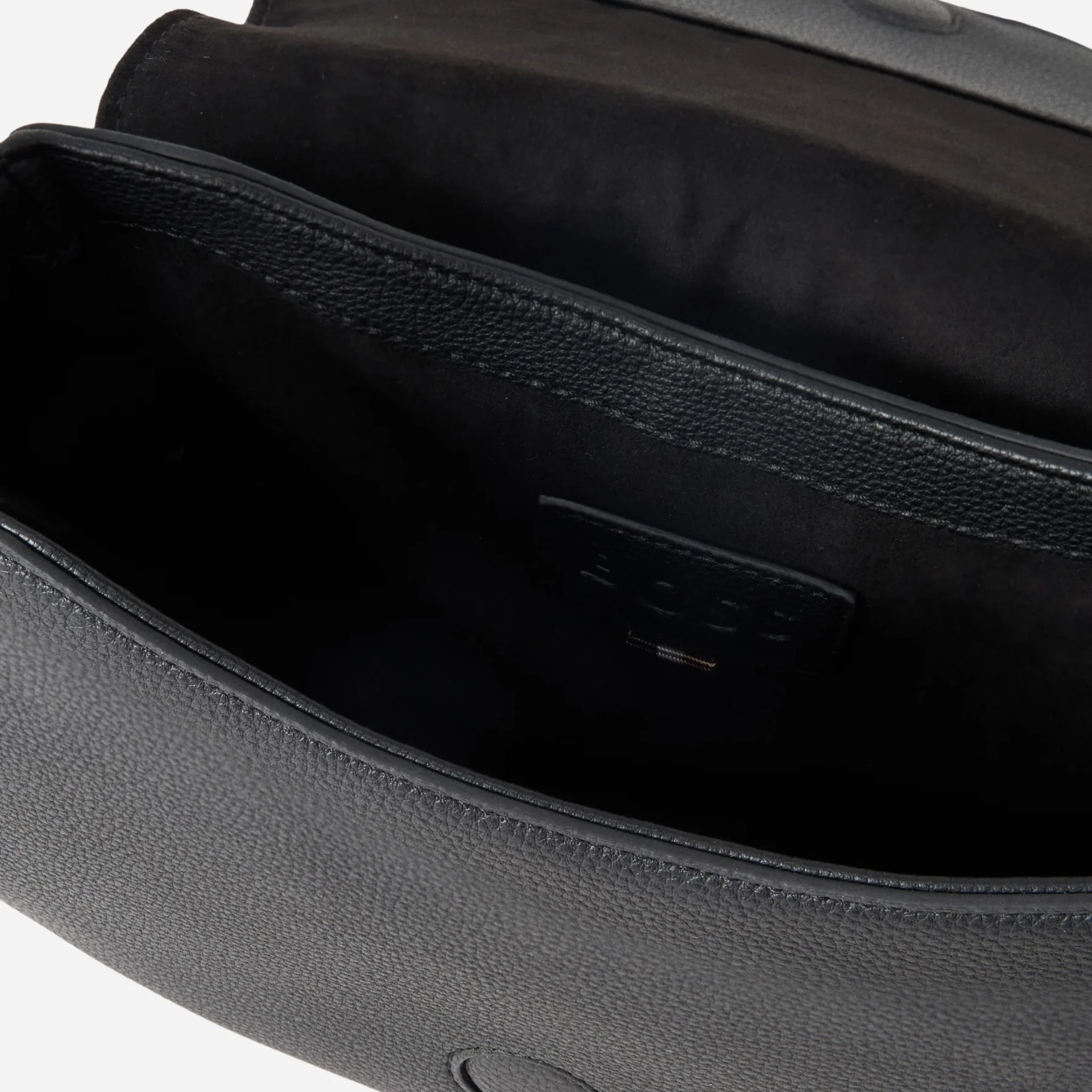 BOSS Salley Black Saddle Bag with Metal Logo - Image 5