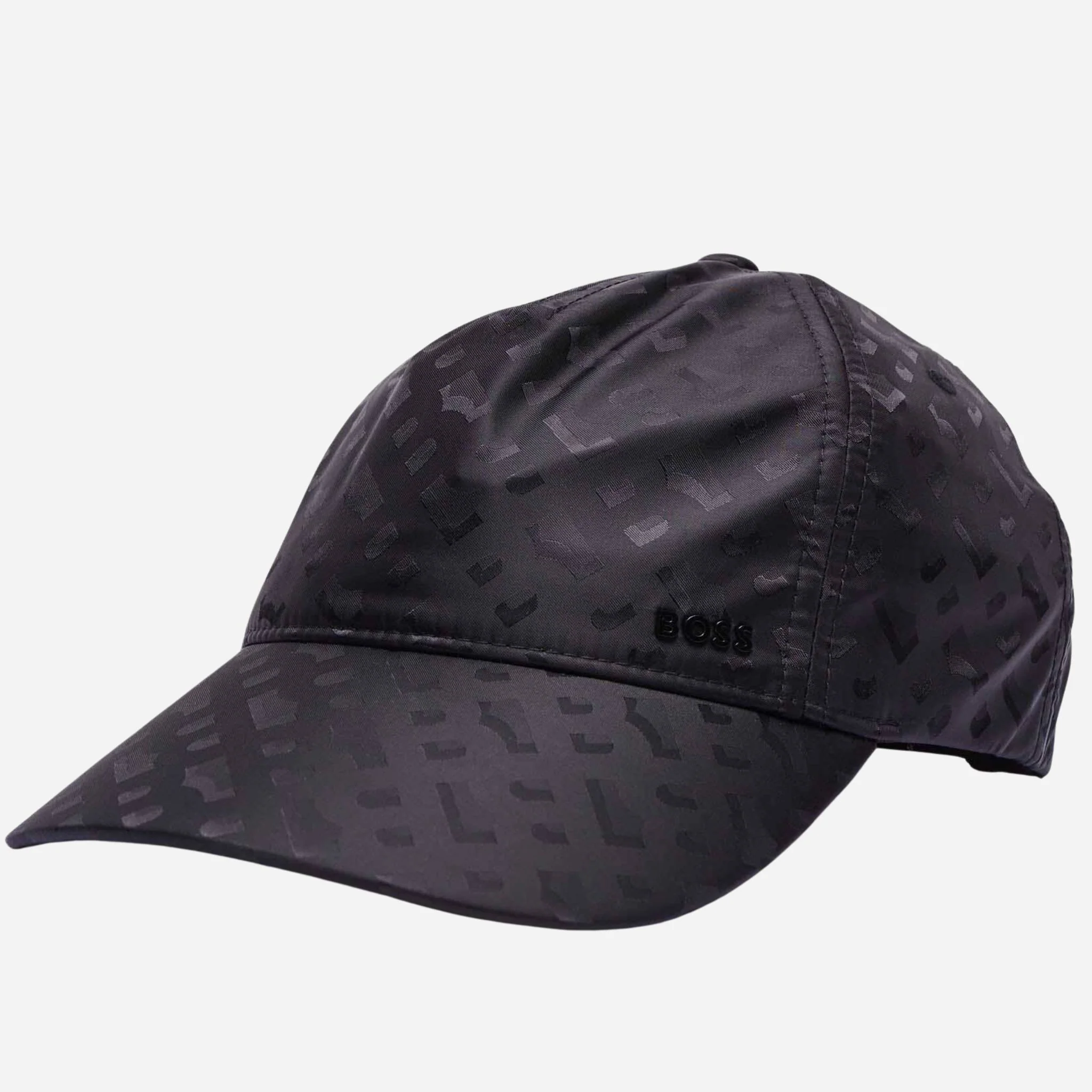 BOSS Seth 'B' Monogram Black Cap