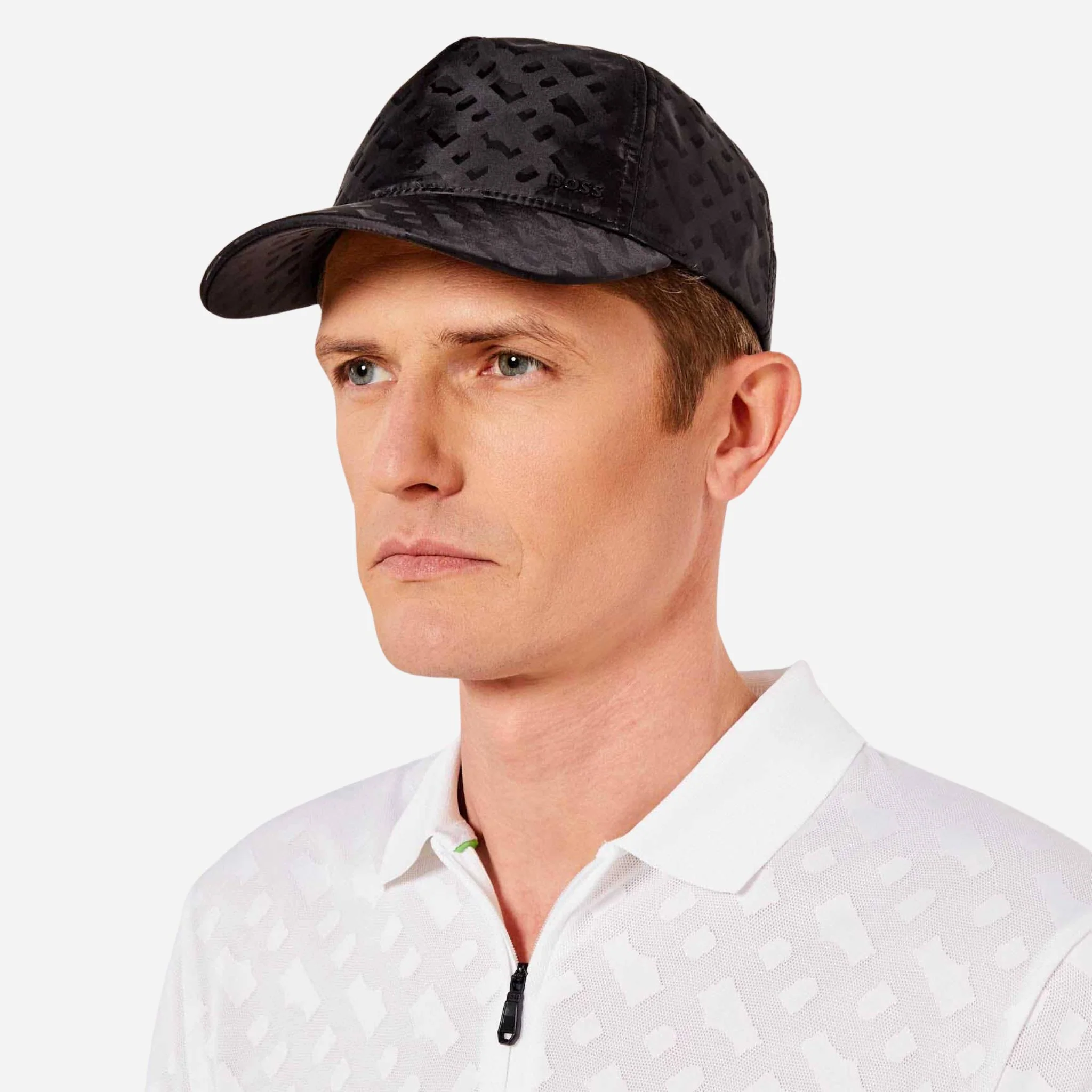 BOSS Seth 'B' Monogram Black Cap - Image 5