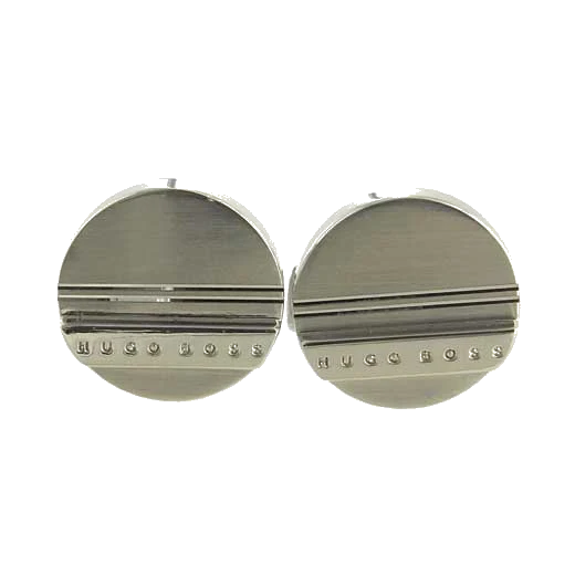 BOSS Silver T-Frank Brass Cufflinks - Image 2