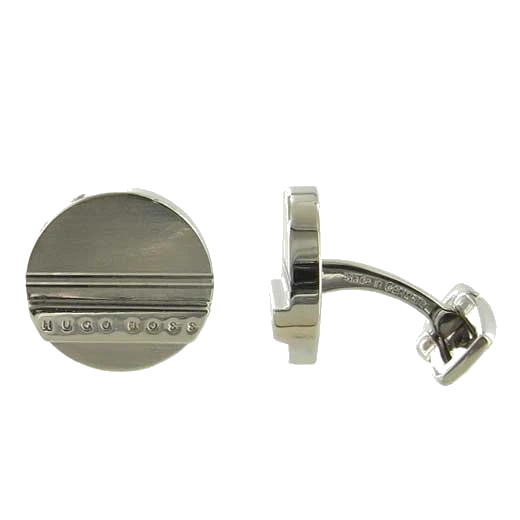 BOSS Silver T-Frank Brass Cufflinks - Image 4