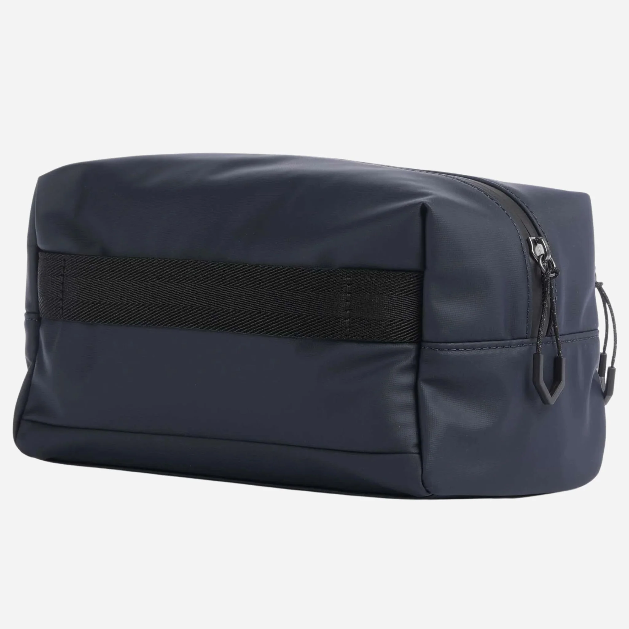 BOSS Stenson Navy Blue Wash Bag with Raised Black Logo - Image 2