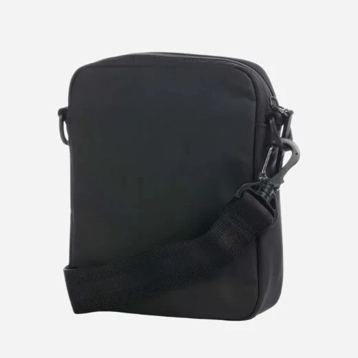 BOSS Stormy Black Faux Leather Reporter Bag with BOSS Logo - Image 2