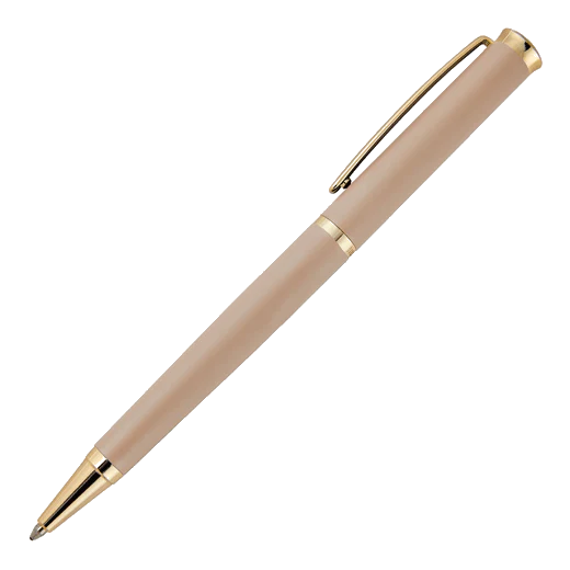 BOSS Triga Matte Peach & Gold Ballpoint Pen