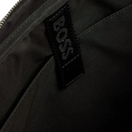 BOSS Zair Monogram Faux Leather Document Case - Image 4