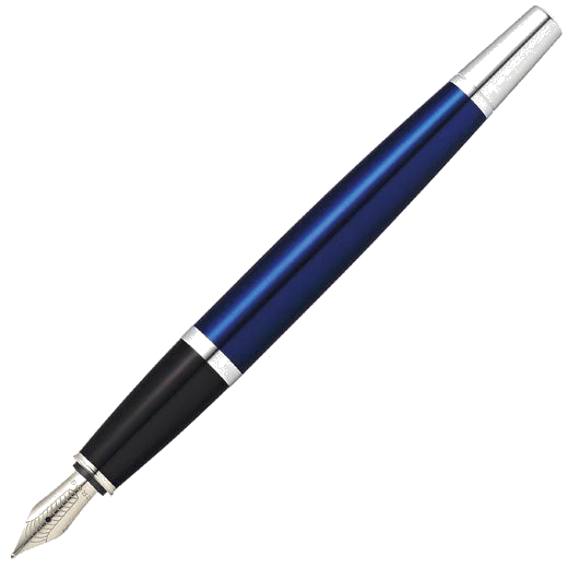 Cross Bailey Dark Blue Lacquer Fountain Pen - Image 2