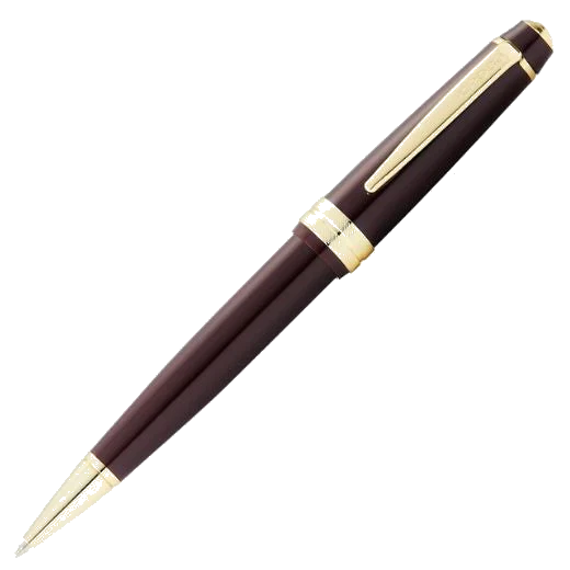Cross Bailey Light Ballpoint Pen Dark Red with Gold Trim