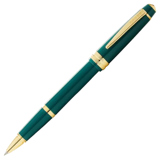 Cross Bailey Light Rollerball Pen Dark Green with Gold Trim