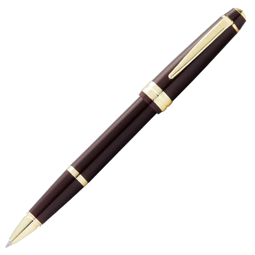 Cross Bailey Light Rollerball Pen Dark Red with Gold Trim