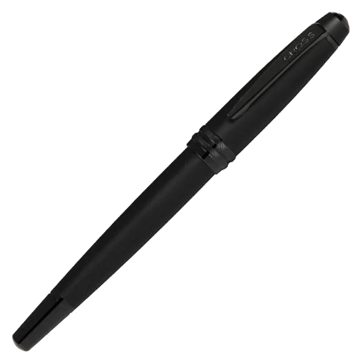 Cross Bailey Matte Black & PVD Trim Fountain Pen - Image 2