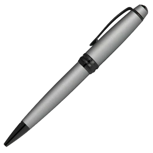 Cross Bailey Matte Gunmetal Grey Ballpoint Pen - Image 2